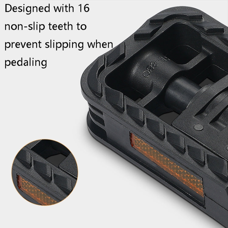 West Biking YP0802082 Bicycle Folding Pedal Bike Ball Axle Foot Pedal, YP0802082