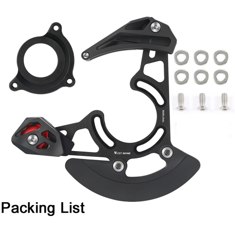 WEST BIKING YP0719259 Mountain Bike Chain Guide Support 32T-38T Gear Piece, WEST BIKING YP0719259