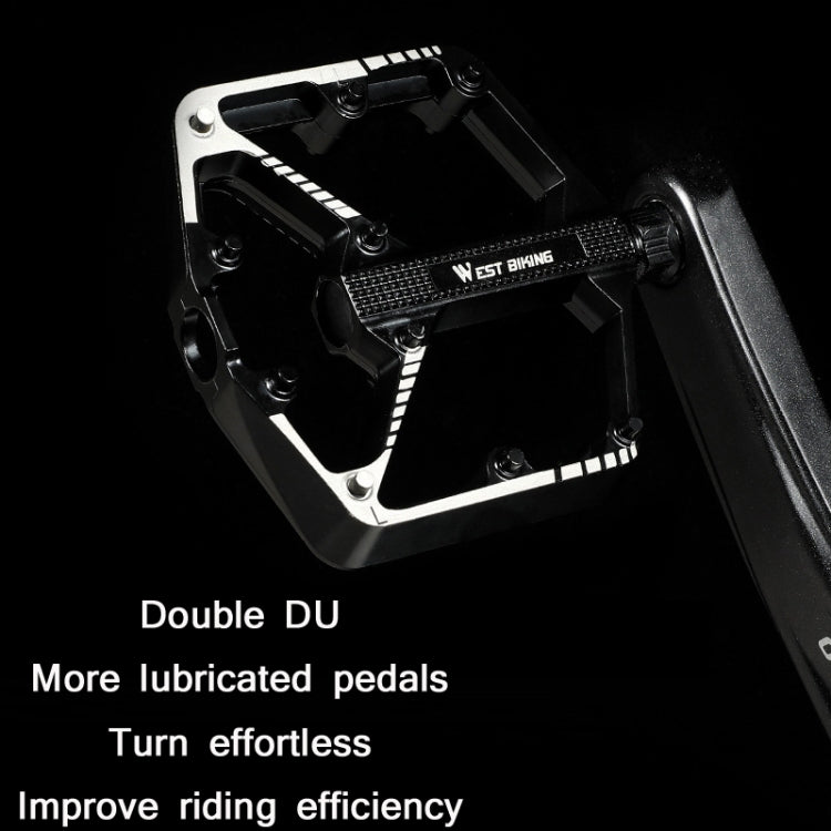 WEST BIKING Bicycle Aluminum Alloy Chromium Molybdenum Steel Axle Pedal, YP0802085