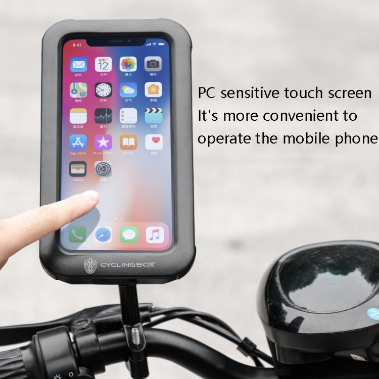 CYCLINGBOX BG-2937 Bicycle Mobile Phone Bracket Waterproof Bag Simulation Navigation Mobile Phone Frame, CYCLINGBOX BG-2937