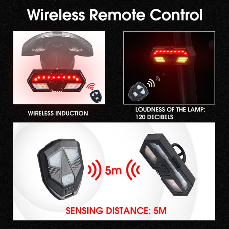 WEST BIKING Bicycle Remote Control Tail Light With Horn Tone, YP0701314