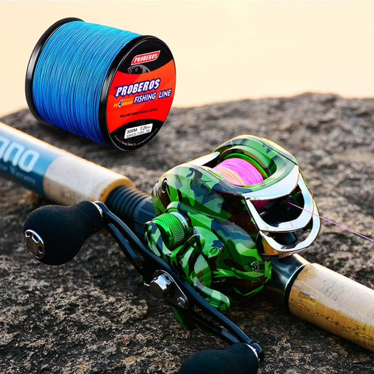 PROBEROS 4 Edited 300M Fish Line, 0.4 / 6LB, 0.6 / 8LB, 0.8 / 10LB, 1.0 / 15LB, 1.5 / 20LB, 2.0 / 25LB, 2.5 / 30LB, 3.0 / 35LB, 4.0 / 40LB, 5.0 / 50LB, 6.0 / 60LB, 7.0 / 70lb, 8.0 / 80lb, 10.0 / 100LB