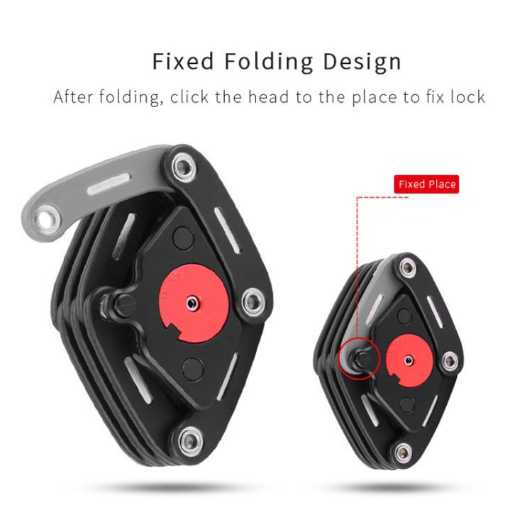 PAW Foldable Bike Lock Anti-theft Bicycle Lock Heavy Duty Chain Cable Padlock, PAW Anti-theft Bicycle Lock