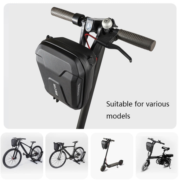 WILD MAN E8 3L Bicycle EVA Hard Shell Head Bag, E8 (Black)