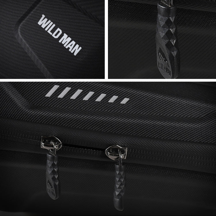 WILD MAN E8 3L Bicycle EVA Hard Shell Head Bag, E8 (Black)