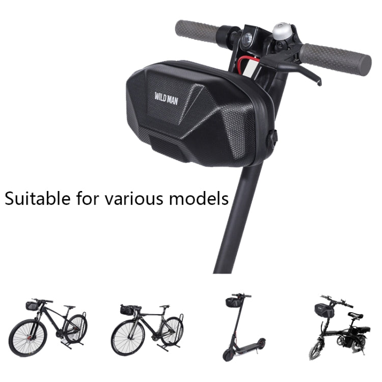 WILD MAN X9 3.5L EVA Hard Shell Bicycle Head Waterproof Bag, X9 3.5L (Black)