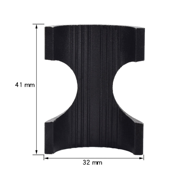 FMFXTR Bicycle Handlebar Diameter 25.4mm to 31.8mm Reducing Sleeve, Reducing Sleeve Black