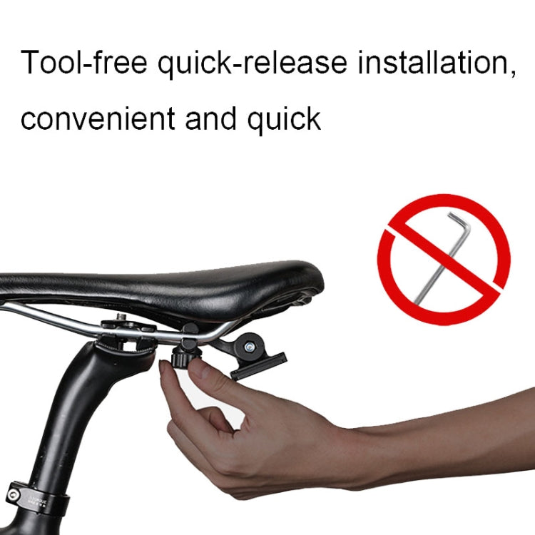 Rhinowalk X20516 1.2L Three-dimensional Tool-free Installation Waterproof Bicycle Tail Bag, X20516 1.2L