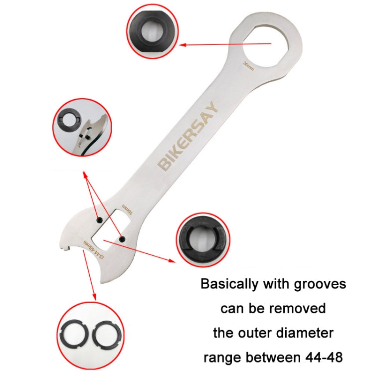 BIKERSAY Bicycle Axle Removal Tool Tail Hook Wrench Repair Tools, GK-FK02