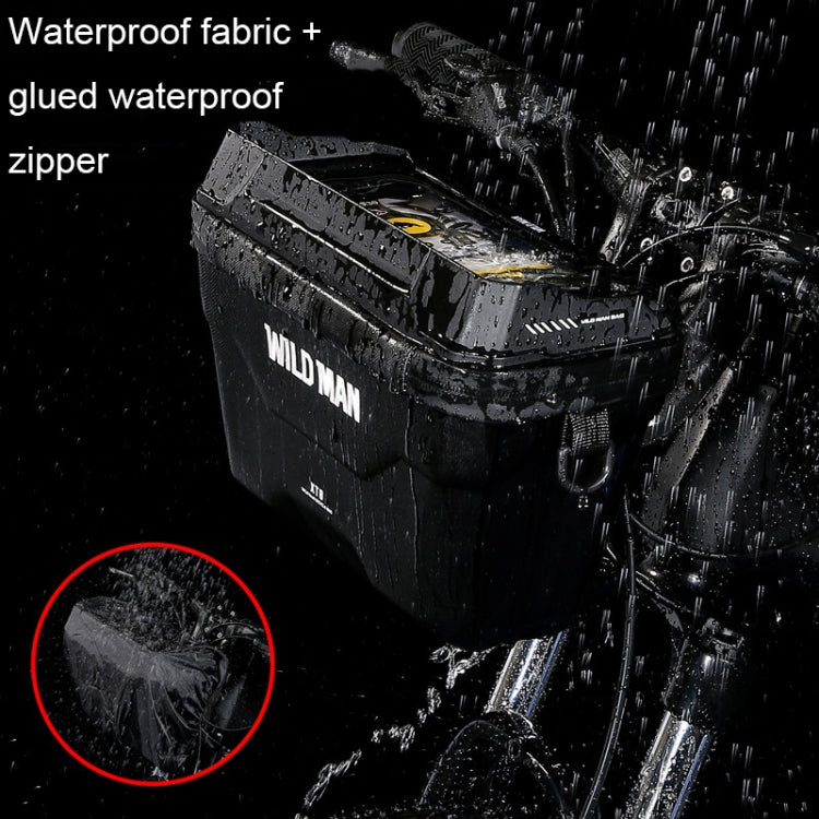 WILD MAN XT8 3L Bicycle EVA Hard Shell Touch Screen Waterproof Head Bag, XT8