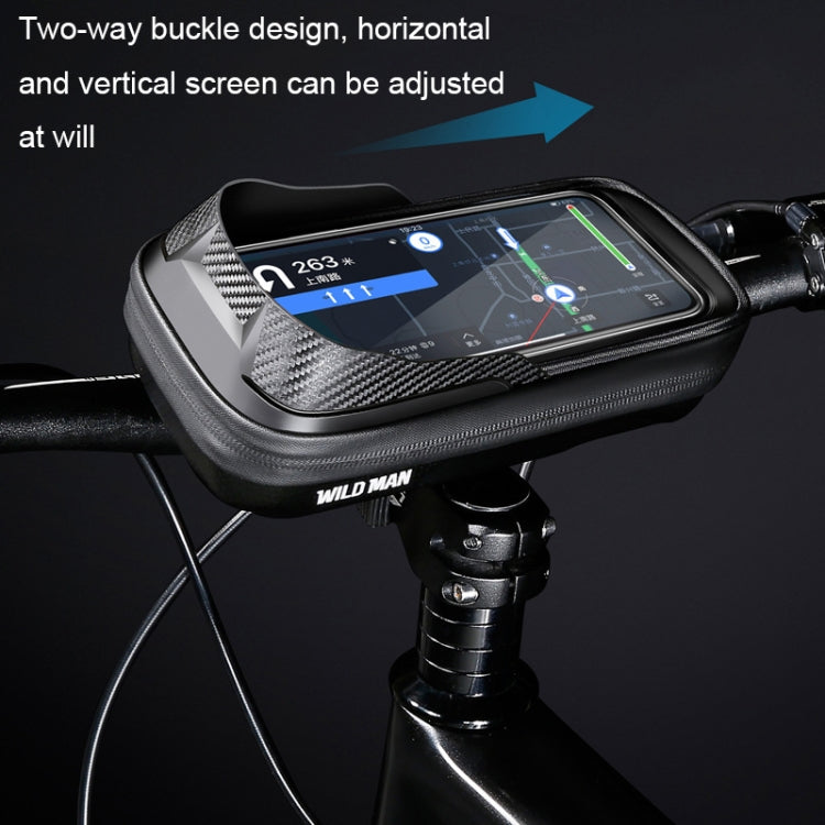 WILD MAN E16 EVA Hard Shell Touch Screen Handlebar Bag Cycling Equipment, E16