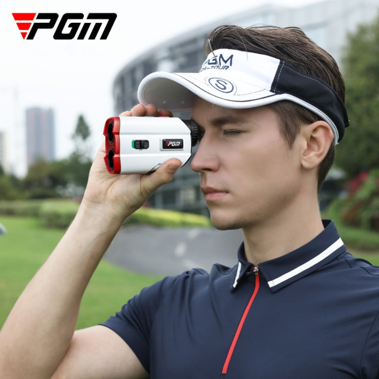 PGM JQ015 IP54 Waterproof Golf Laser Distance Meter Telescope, Measuring Distance: 400m, Measuring Distance: 600m(White)