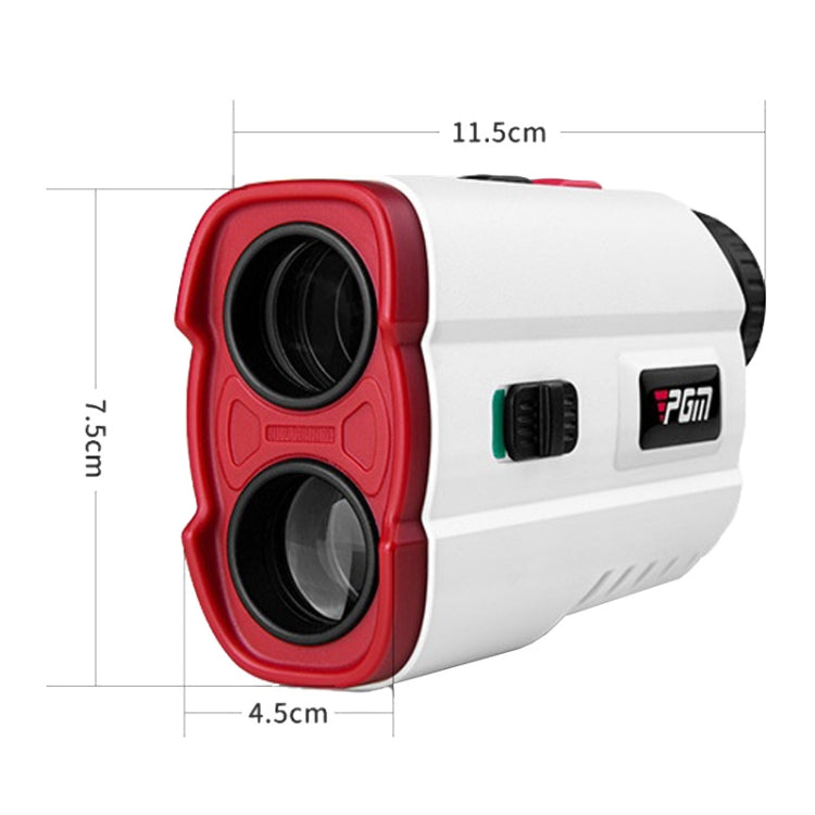 PGM JQ015 IP54 Waterproof Golf Laser Distance Meter Telescope, Measuring Distance: 400m, Measuring Distance: 600m(White)