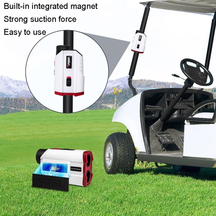 PGM JQ015 IP54 Waterproof Golf Laser Distance Meter Telescope, Measuring Distance: 400m, Measuring Distance: 600m(White)