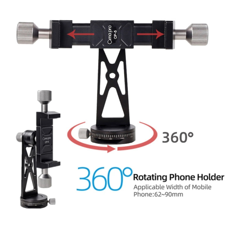 Cimapro Rotating Mobile Phone Clip Live Tripod Photography Stand