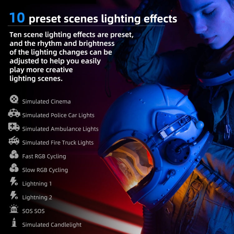 Pixel S24 RGB Fill Light Rod Handheld Portable Color Icelet Outdoor Videos Live Broadcast Studio Camera Stick Lamp