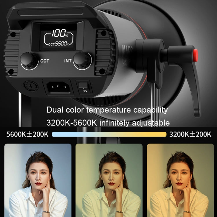 TRIOPO M200Bi Dual Color Temperature Live Broadcast Light Lamp Indoor Photography Lamp