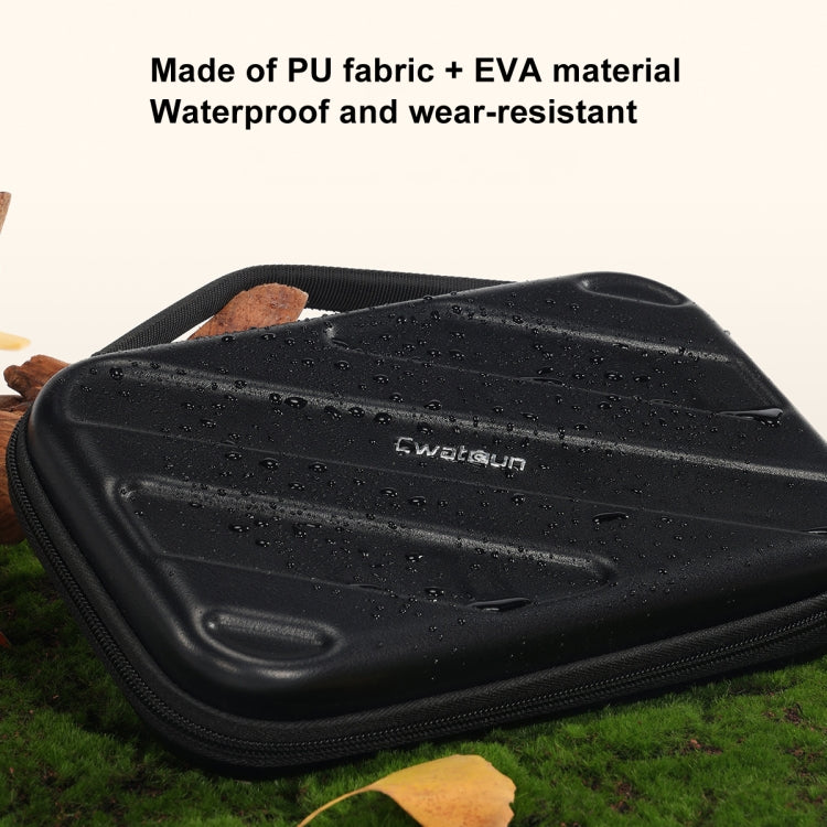 Cwatcun D163 Photography Accessories Organiser EVA Hard Shell Drop-proof Clutch Portable Digital Bag