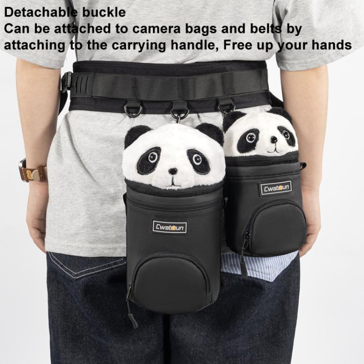 Camera Lens Cylinder Cartoon Panda Camera Lens Protective Cover