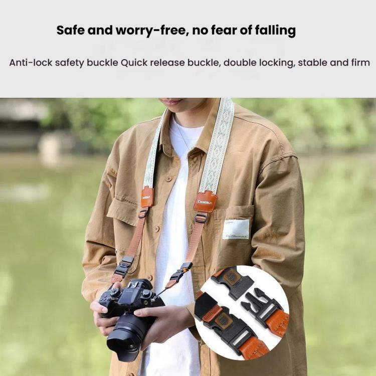 Universal Camera Shoulder Strap Double Locking Portable Camera Accessories