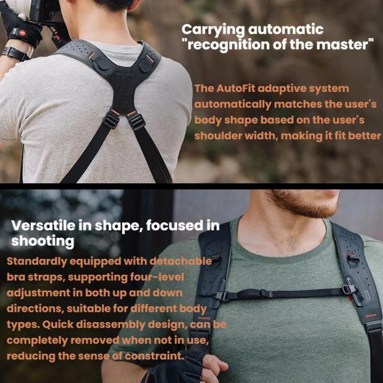 PGYTECH Dual Camera Quick-Release Photography Strap