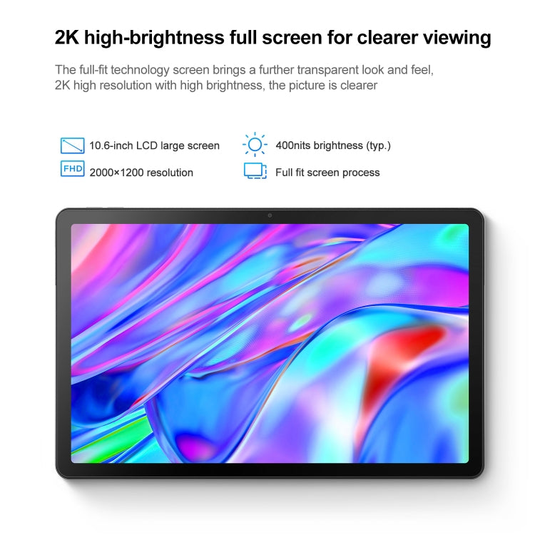 ZTE Tab 10.6 Tablet Android 12 Snapdragon 680 6GB+128GB