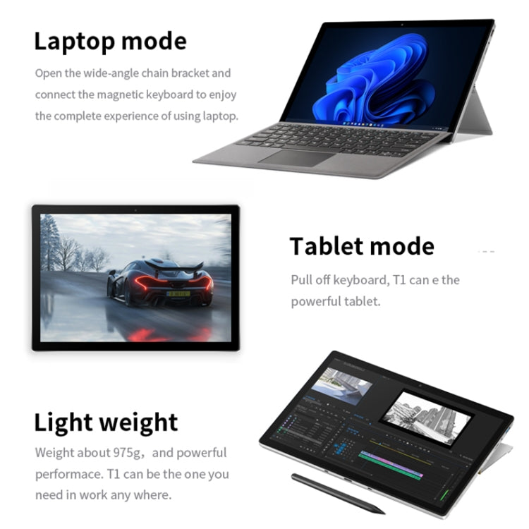 One Netbook T1 Tablet 2 En 1 13 Pulgadas Pentium 8GB+512GB