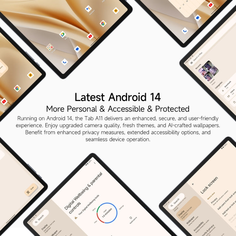 Ulefone Tab A11 Tablet 11-inch 90Hz 6GB+256GB 4G Android 14