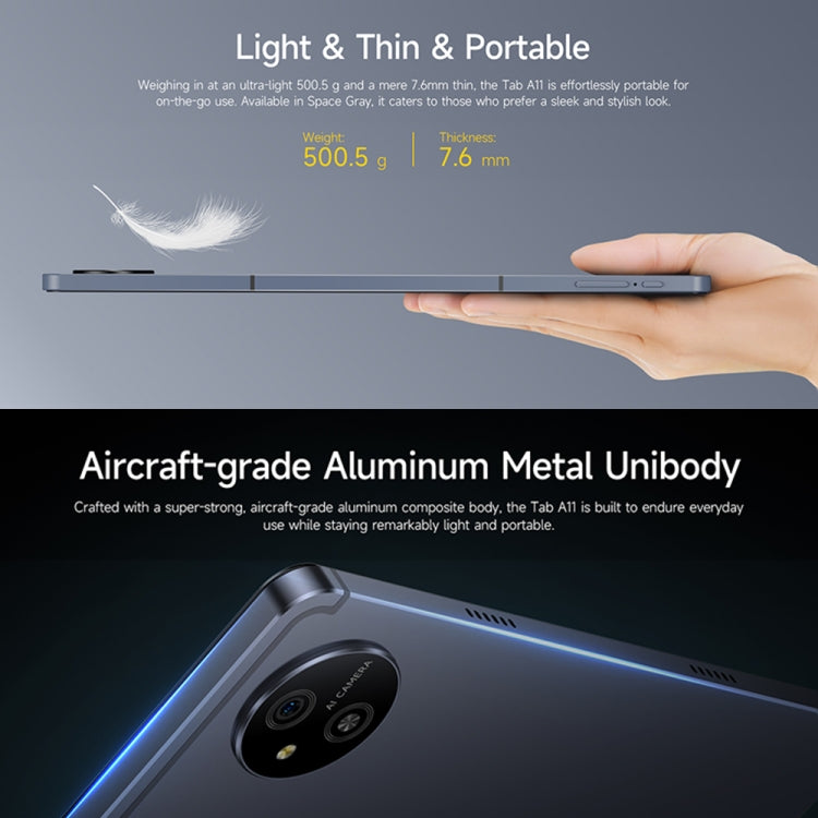 Ulefone Tab A11 Tablet 11-inch 90Hz 6GB+256GB 4G Android 14