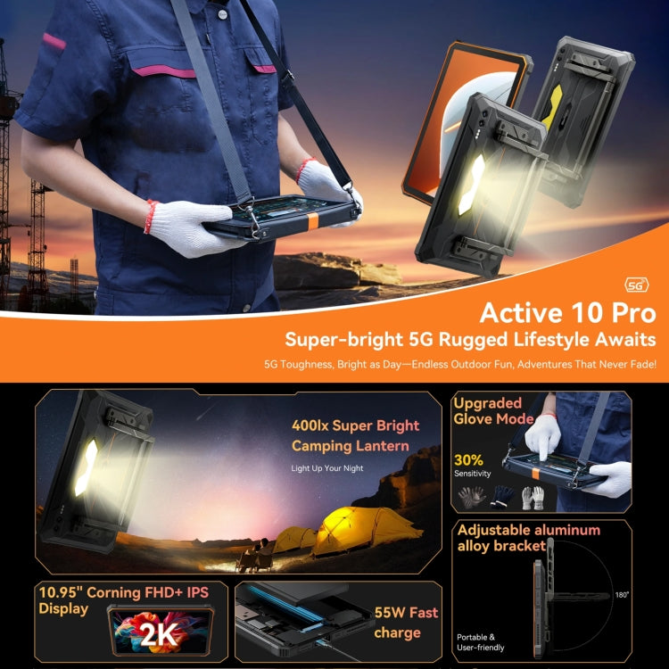 Blackview Active 8 Pro 5G Tablet 12GB+256GB 10.95Inch