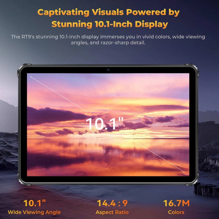 OUKITEL RT9 Rugged Tablet 4G 6GB+256GB 10.1Inch IP68
