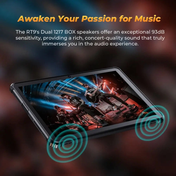 OUKITEL RT9 Rugged Tablet 4G 6GB+256GB 10.1Inch IP68