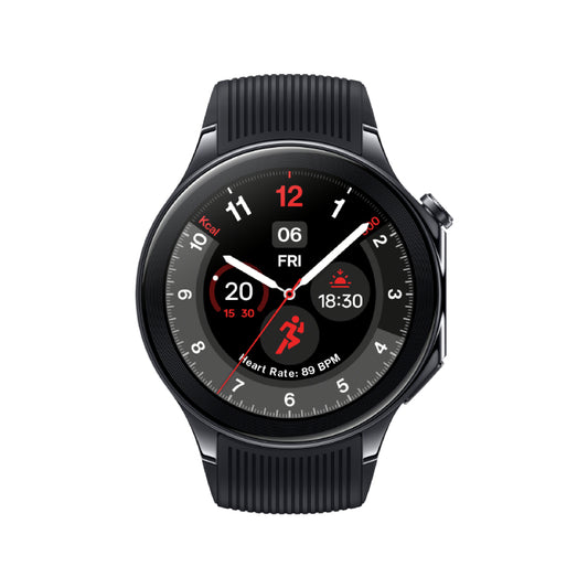 OnePlus Watch 2 Bluetooth Smartwatch Black Steel AMOLED