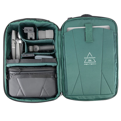 PGYTECH P-CB-020 2 in 1 Waterproof  Shockproof Outdoor Dual Shoulders Backpack + Single Shoulder Bag