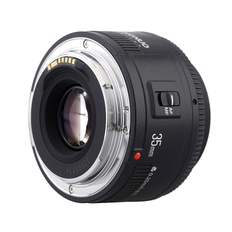 YONGNUO YN35MM F2C 1:2 AF/MF Wide-Angle Fixed/Prime Auto Focus Lens for Canon EOS EF Lens