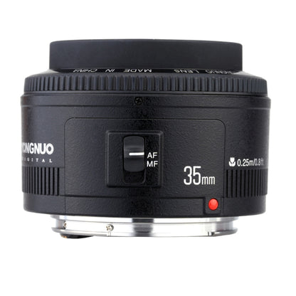YONGNUO YN35MM F2C 1:2 AF/MF Wide-Angle Fixed/Prime Auto Focus Lens for Canon EOS EF Lens