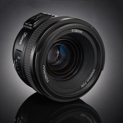 YONGNUO YN35MM F2N 1:2 AF/MF Wide-Angle Fixed/Prime Auto Focus Lens for Nikon DSLR Cameras