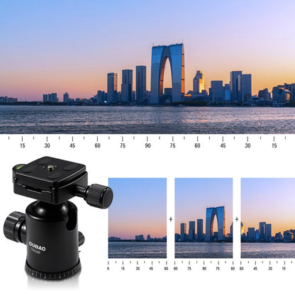 TRIOPO Oubao TA330 Horizontal Arm Tripod Mount Quick Release Center Column Boom Bracket with Tripod Ball-Head