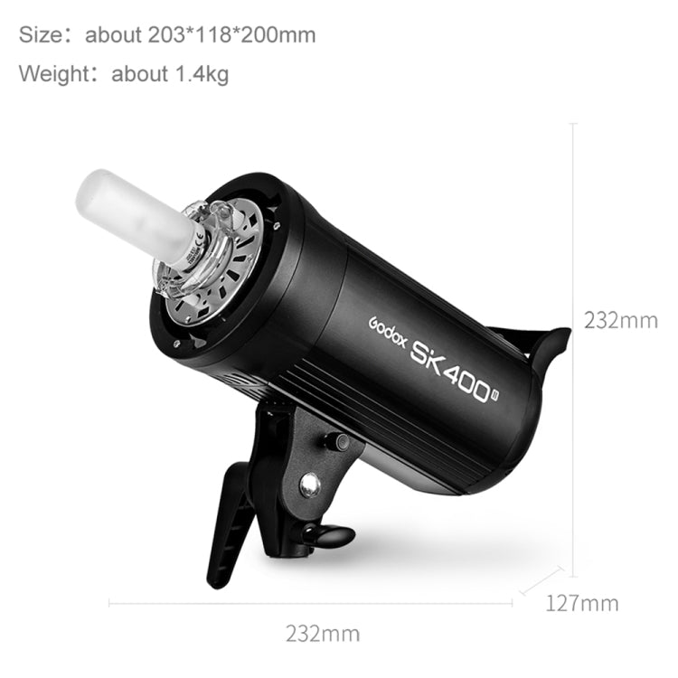 Godox SK400II Studio Flash Light 150Ws Bowens Mount Studio Speedlight