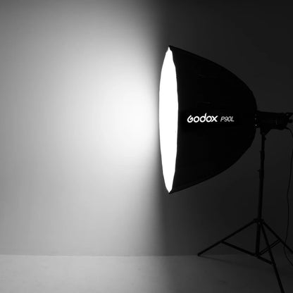 Godox P90L Diameter 90cm Parabolic Softbox Reflector Diffuser for Studio Speedlite Flash Softbox