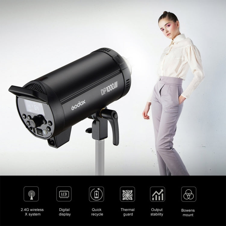 Godox DP1000III Studio Flash Light 1000Ws Bowens Mount Studio Speedlight