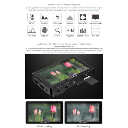 FEELWORLD LUT5 5.5 inch Ultra High Bright 3000nit Touch Screen DSLR Camera Field Monitor