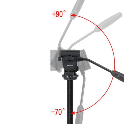 TRIOPO K2808 Aluminum Tripod Mount with HY-350 Heavy Duty Damping Head