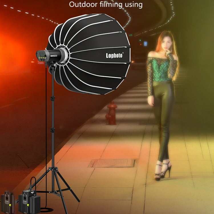 Lophoto LP-200Bi 200W Dual-Color Temperature Continuous Light LED Studio Video Fill Light