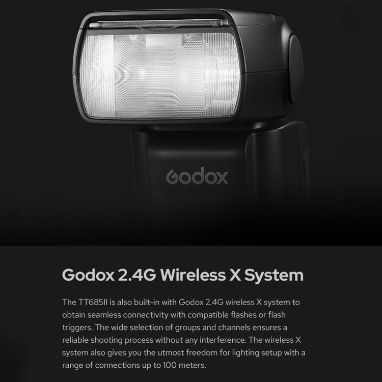 Godox TT685II-O 2.4GHz Wireless TTL HSS 1/8000s Flash Speedlite for Olympus