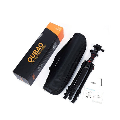 TRIOPO Oubao A-208S Adjustable Portable  Aluminum Alloy Tripod with Ball Head for SLR Camera