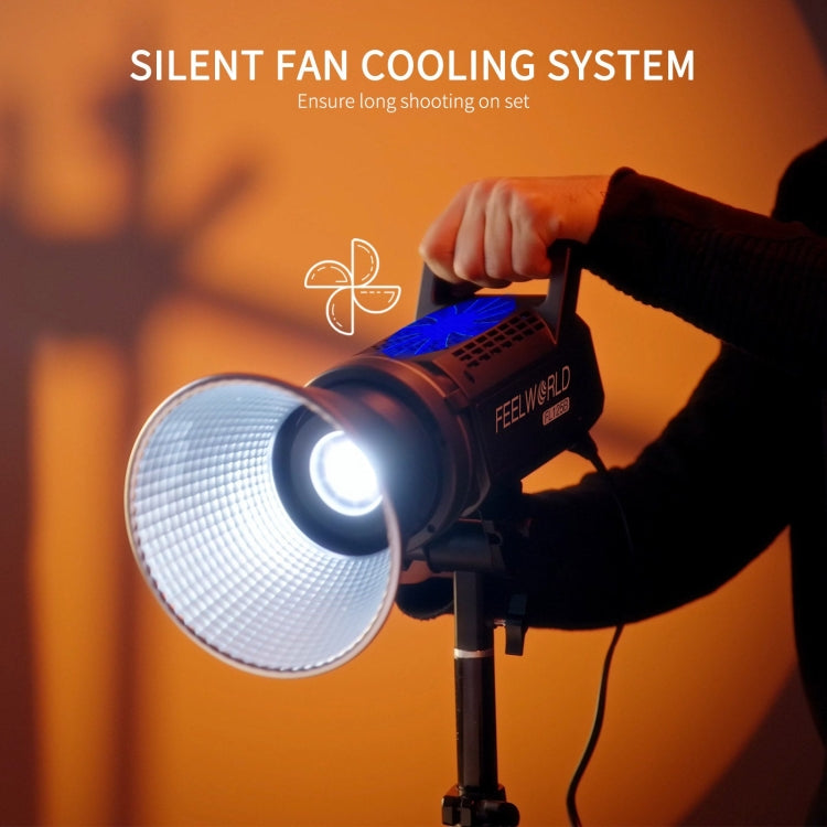 FEELWORLD FL125B 125W Bi-color Point Source Video Light, Bluetooth APP Control