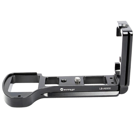 FITTEST LB-A6500 Vertical Shoot Quick Release L Plate Bracket Base Holder for Sony  ILCE-6500 (A6500) Camera Metal Ballhead