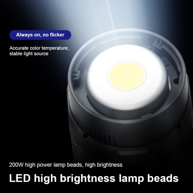 TRIOPO EX-200W Studio Flash Built-in Dissipate Heat System with EX-200III LED Single Light