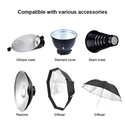 TRIOPO Oubao TTR300W 60x90cm Studio Softbox + 2.8m Tripod Mount + 3x E27 150W Light Bulb Photography Lighting Set